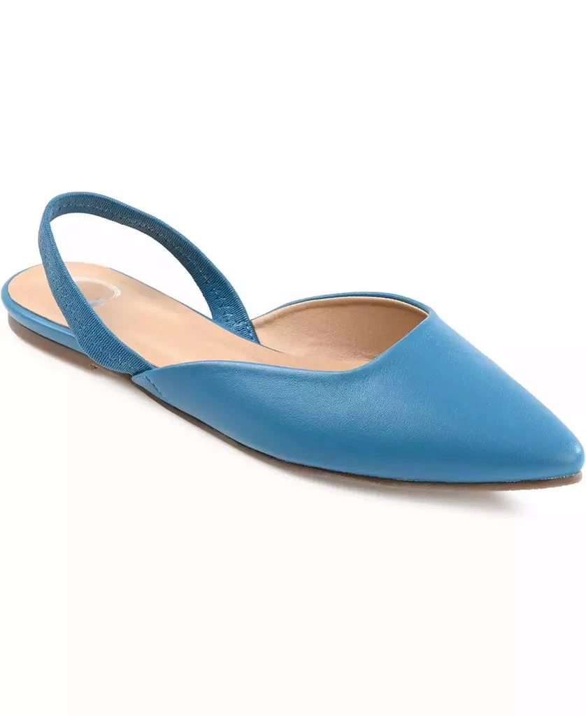 商品Journee Collection|Women's Mallorca Slingback Flats,价格¥194,第1张图片