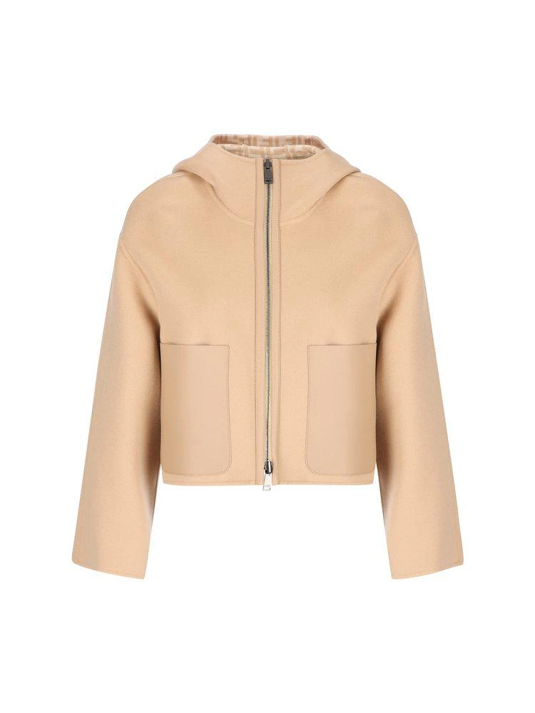 商品Fendi|Fendi Hooded Zipped Reversible Jacket,价格¥18421,第1张图片