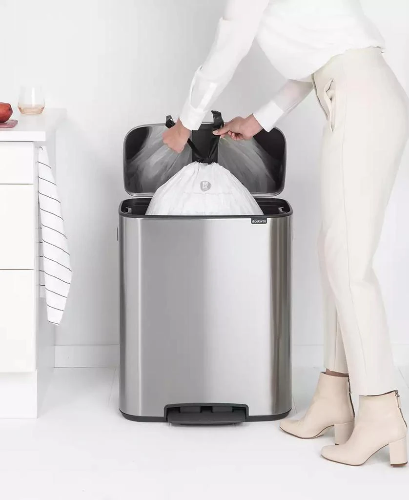 商品Brabantia|Bo Step on Trash Can, 16 Gallon, 60 Liter,价格¥1926,第4张图片详细描述