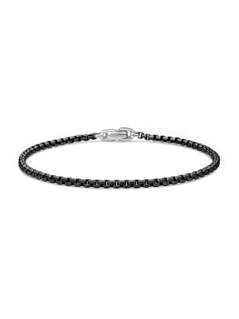 商品David Yurman|Box Chain Bracelet in Stainless Steel and Sterling Silver,价格¥1468,第1张图片
