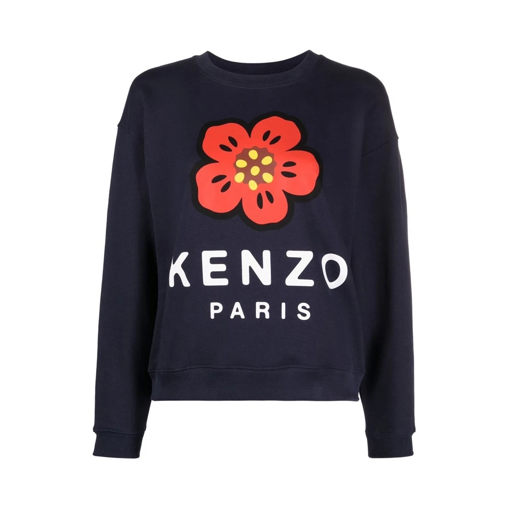 商品Kenzo|KENZO 女士卫衣海军蓝色 FC62SW0114ME-77,价格¥1286,第1张图片