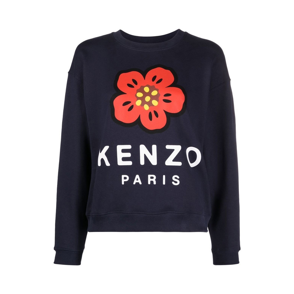 商品Kenzo|KENZO 女士卫衣海军蓝色 FC62SW0114ME-77,价格¥1501,第1张图片