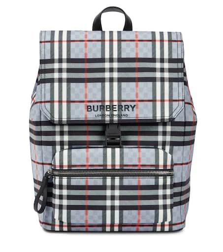 商品Burberry|Checked backpack,价格¥5696,第1张图片