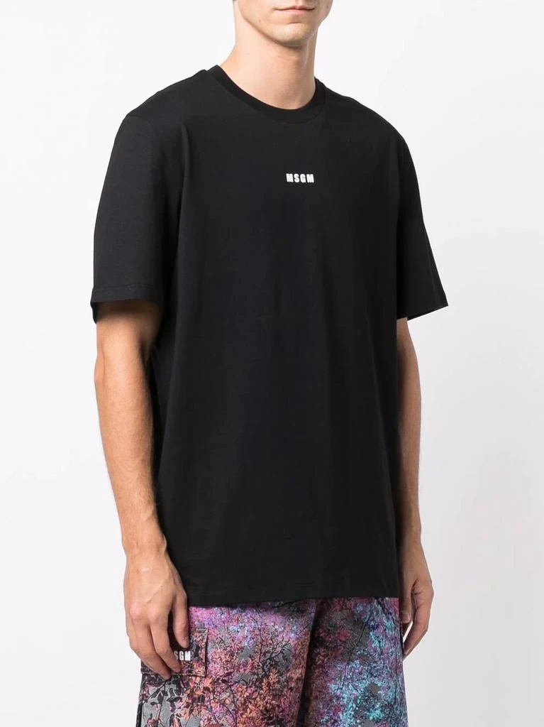 商品MSGM|MSGM logo-print cotton T-shirt,价格¥751,第3张图片详细描述