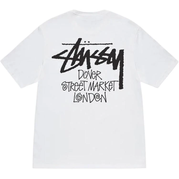 商品[国内直发] STUSSY|FW24 DSM London 限定系列 London T-Shirt 背面徽标字母印花圆领短袖美式复古T恤 男女同款,价格¥819,第4张图片详细描述
