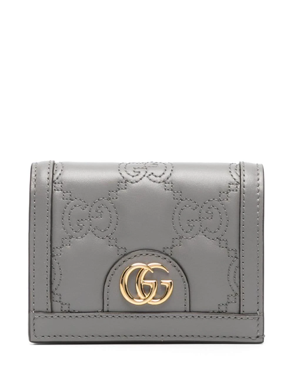 商品【商品预售7天】 Gucci|Gucci 女士钱包 723786UM8IG1275 灰色,价格¥5388,第1张图片