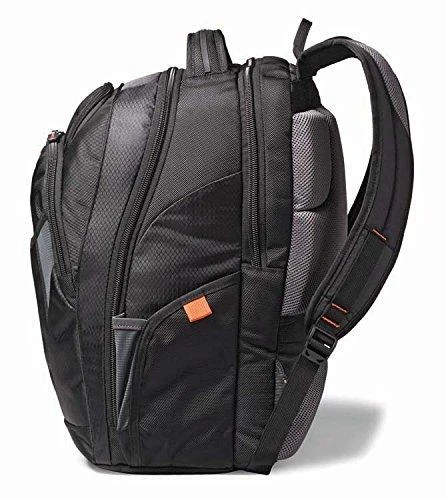 商品Samsonite|Samsonite Tectonic 2 Large Backpack, Black/Orange, 18 x 13.3 x 8.6,价格¥685,第5张图片详细描述