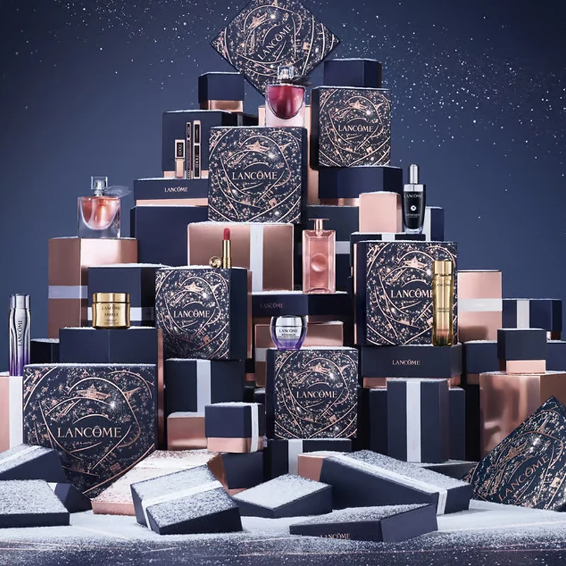 【预售12月18号后发出】Lancome兰蔻圣诞菁纯系列礼品套装 面霜60ml 轻润版+眼霜20ml+精华凝乳30ml 商品