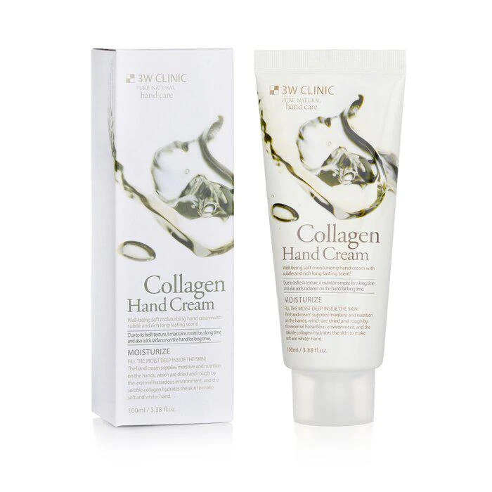 商品3W Clinic|3W Clinic 护手霜Hand Cream -骨胶原 100ml/3.38oz,价格¥30,第2张图片详细描述