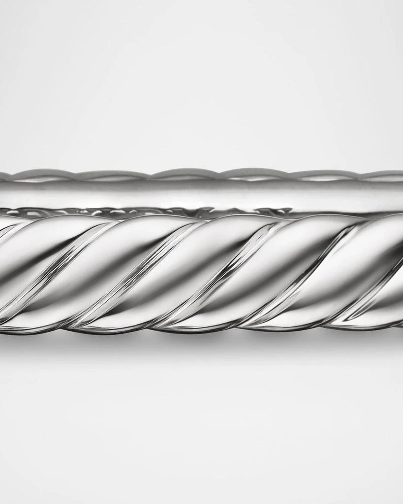 商品David Yurman|Sculpted Cable Bracelet in 18K White Gold, 4.5mm,价格¥42942,第4张图片详细描述