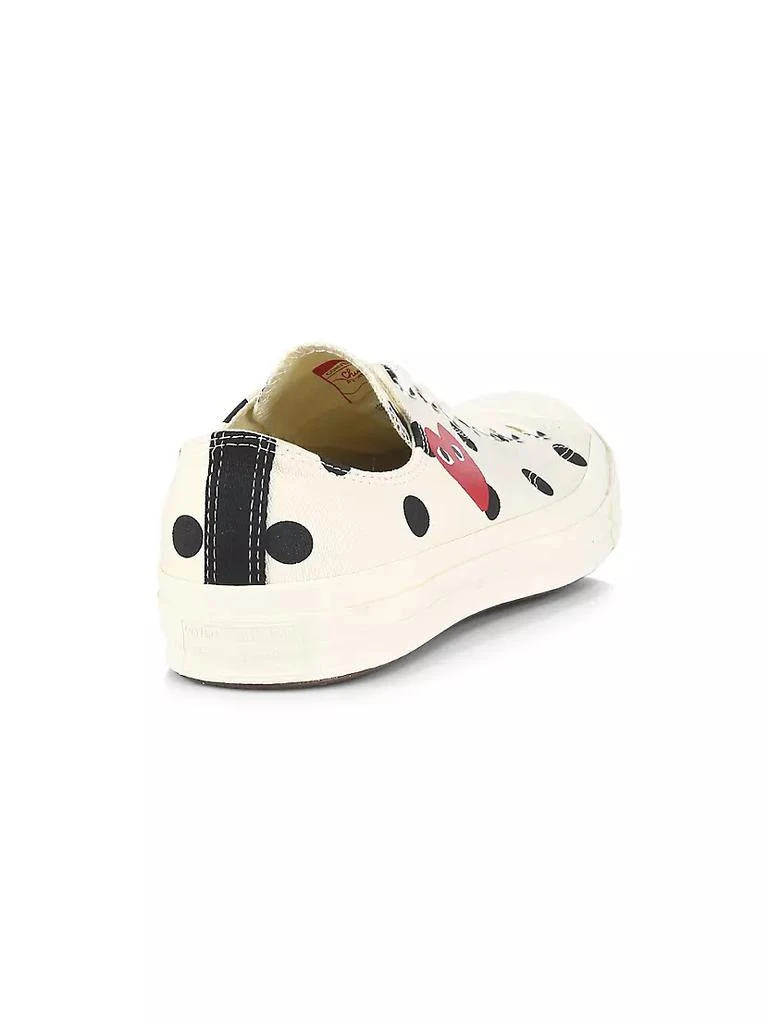 商品Comme des Garcons|CdG PLAY x Converse Unisex Chuck Taylor All Star Polka Dot Low-Top Sneakers,价格¥1124,第3张图片详细描述