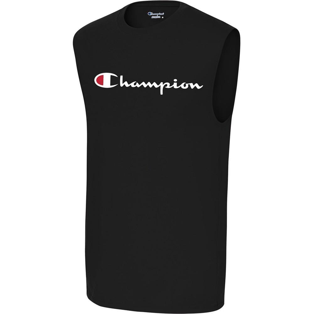 商品CHAMPION|Men's Logo Sleeveless T-Shirt,价格¥92,第3张图片详细描述