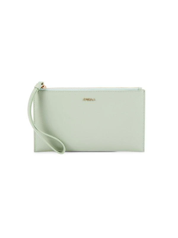 商品Furla|​Logo Leather Wristlet,价格¥300,第1张图片