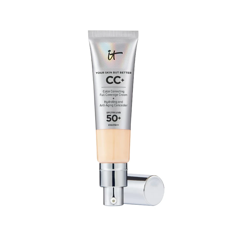 商品IT Cosmetics|IT COSMETICS依科美 经典遮瑕款小银管CC霜粉底液32ml SPF50  保湿遮瑕适合混合肤质,价格¥324,第1张图片