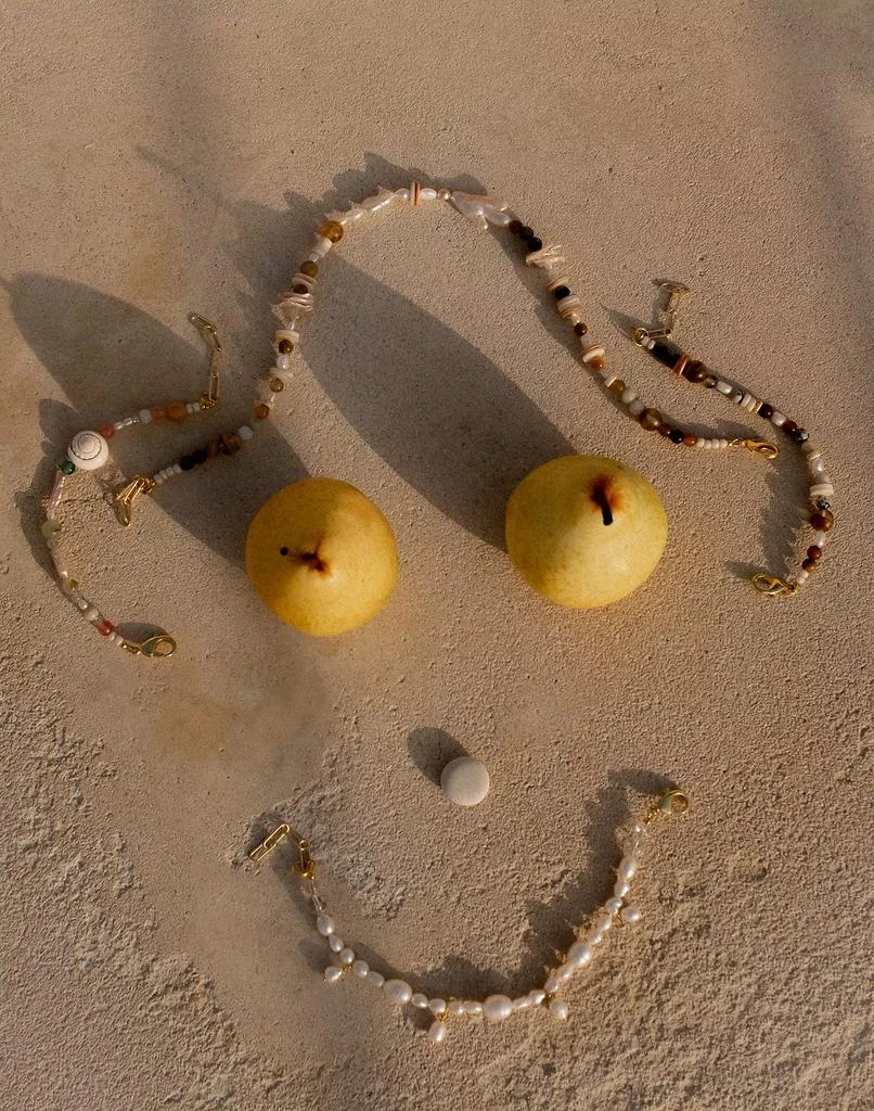 商品Madewell|Madewell x Charlie Beads Pearl Anklet,价格¥315,第2张图片详细描述