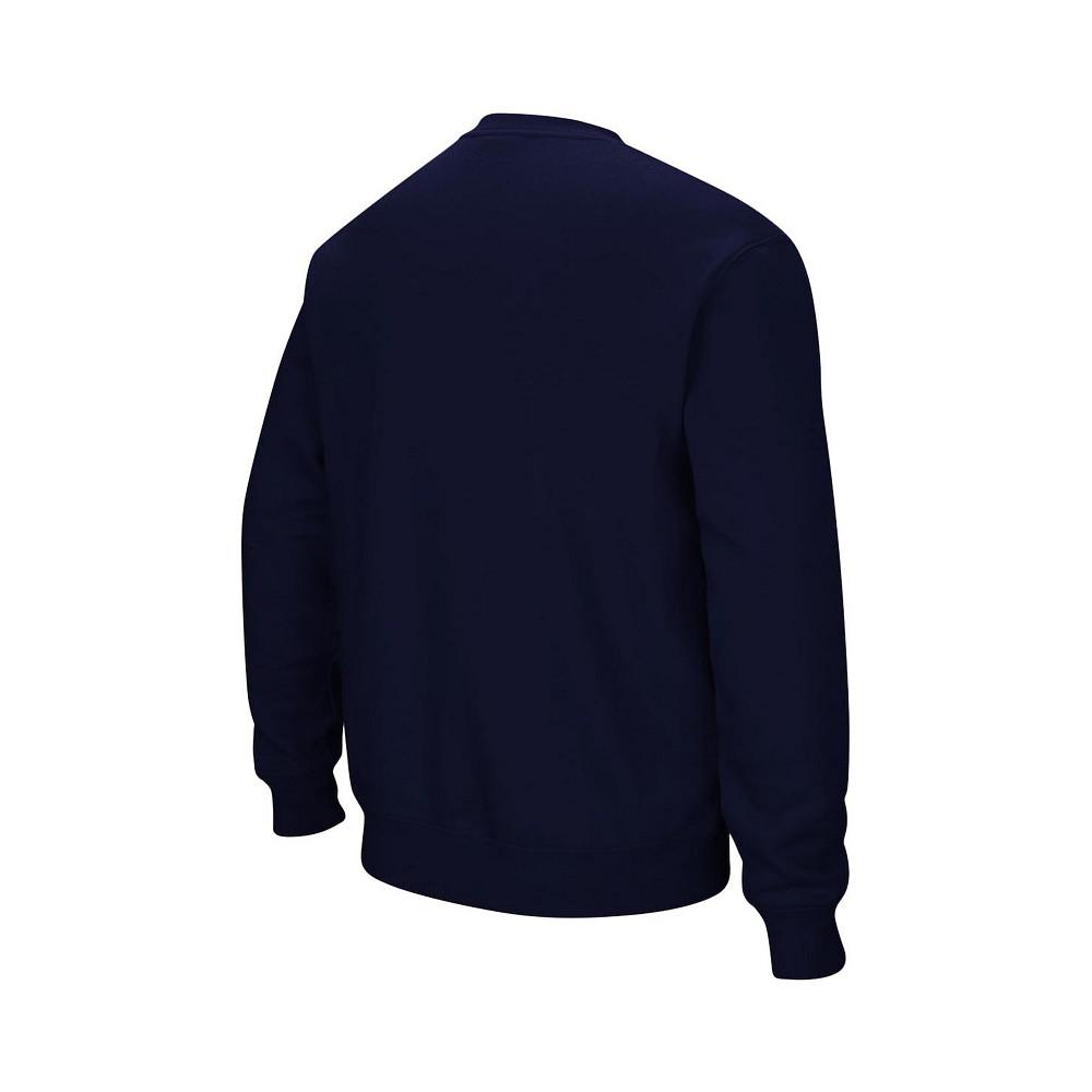 Men's Navy Columbia University Arch & Logo Sweatshirt商品第4张图片规格展示