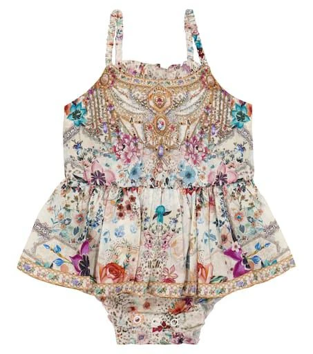 商品Camilla|Baby floral cotton playsuit,价格¥708,第1张图片