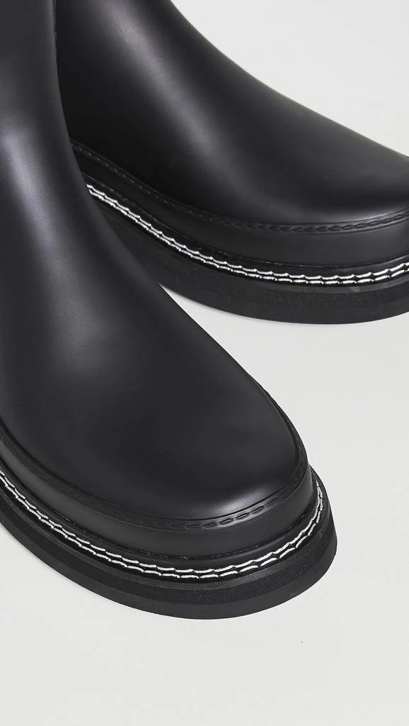 商品Hunter|Hunter Boots 精致切尔西缝线细节威灵顿靴,价格¥411,第5张图片详细描述