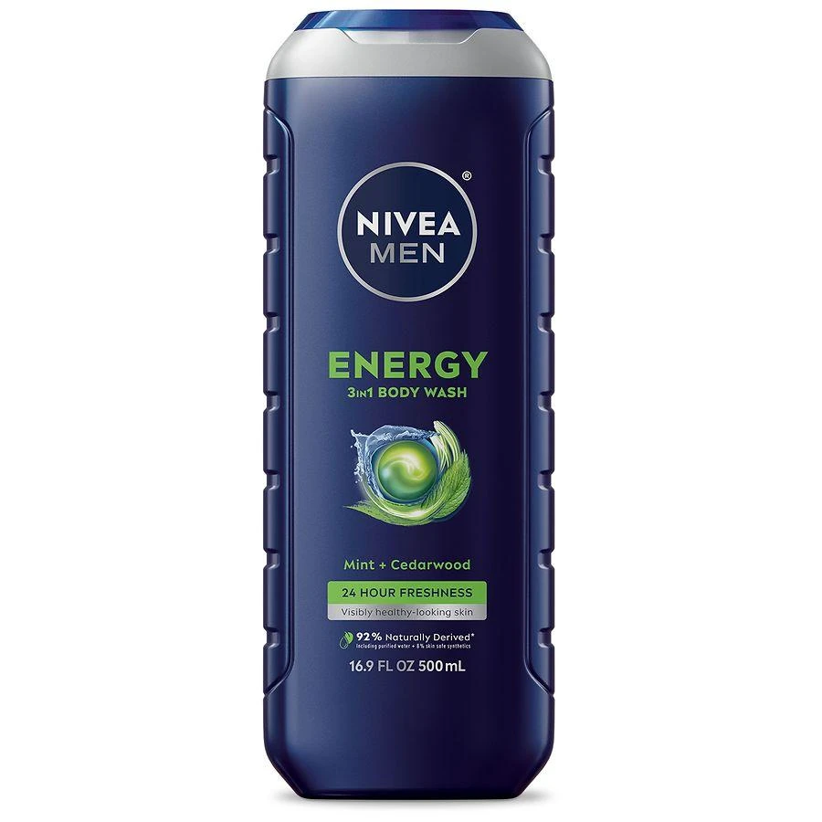 商品Nivea|Energy Body Wash With Mint Extract Mint + Cedarwood,价格¥37,第1张图片