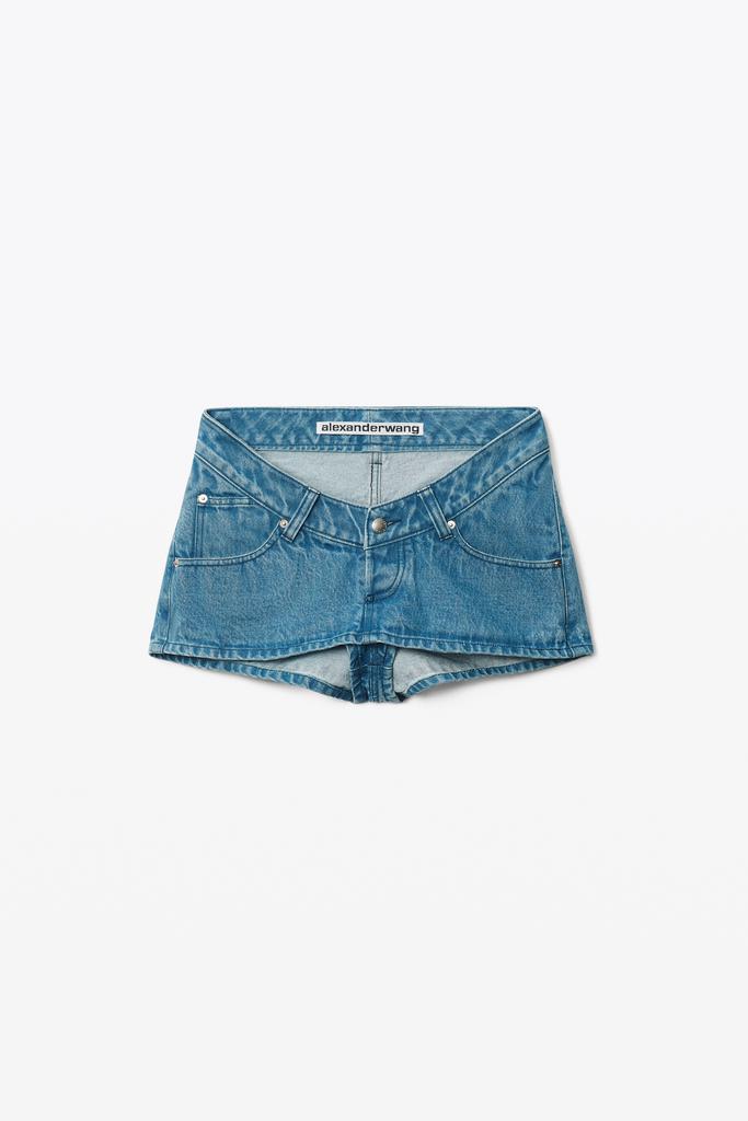 PLUNGING SKORT IN DENIM商品第3张图片规格展示