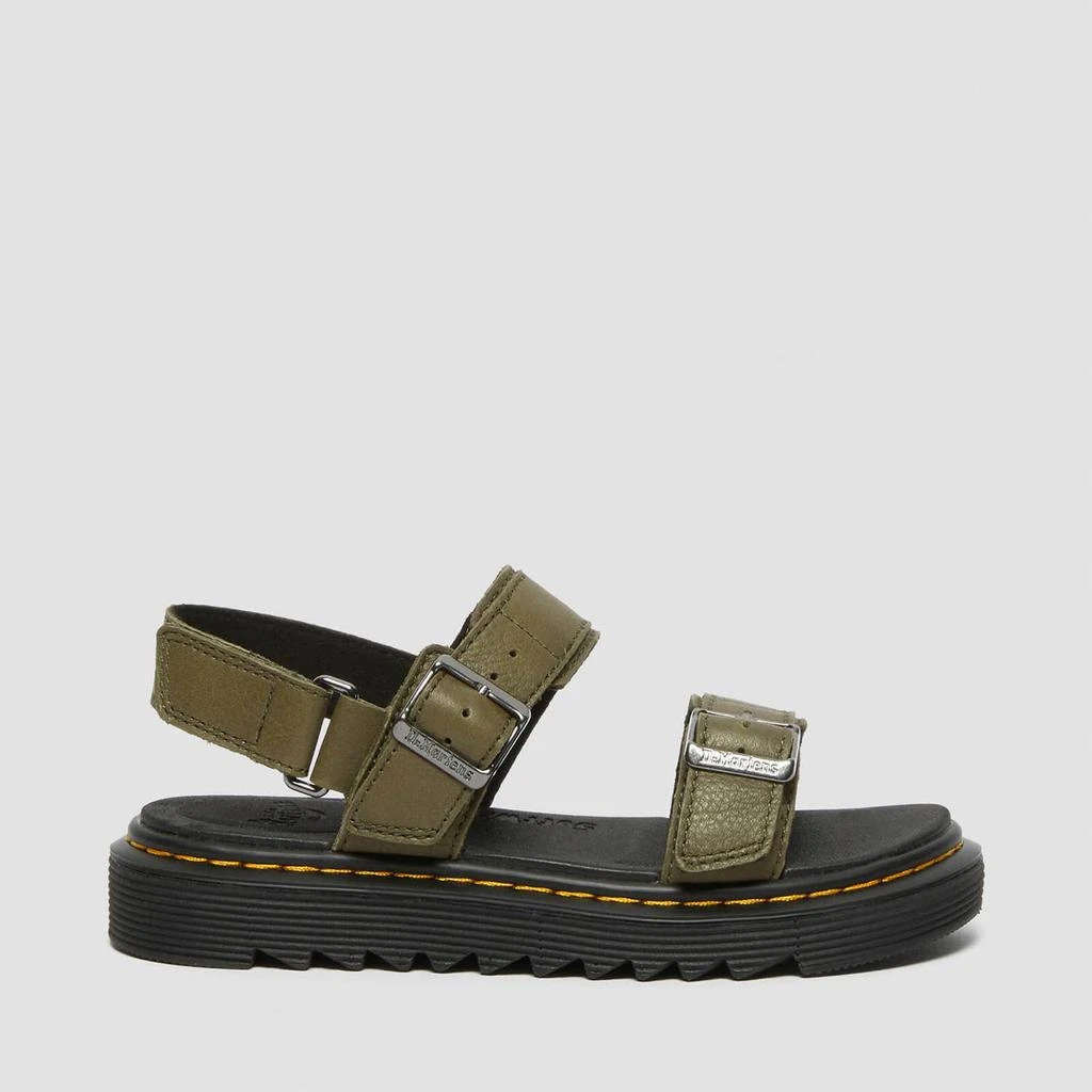 商品Dr. Martens|DR. MARTENS KIDS' KYLE SANDALS - OLIVE STELLAR,价格¥257,第5张图片详细描述