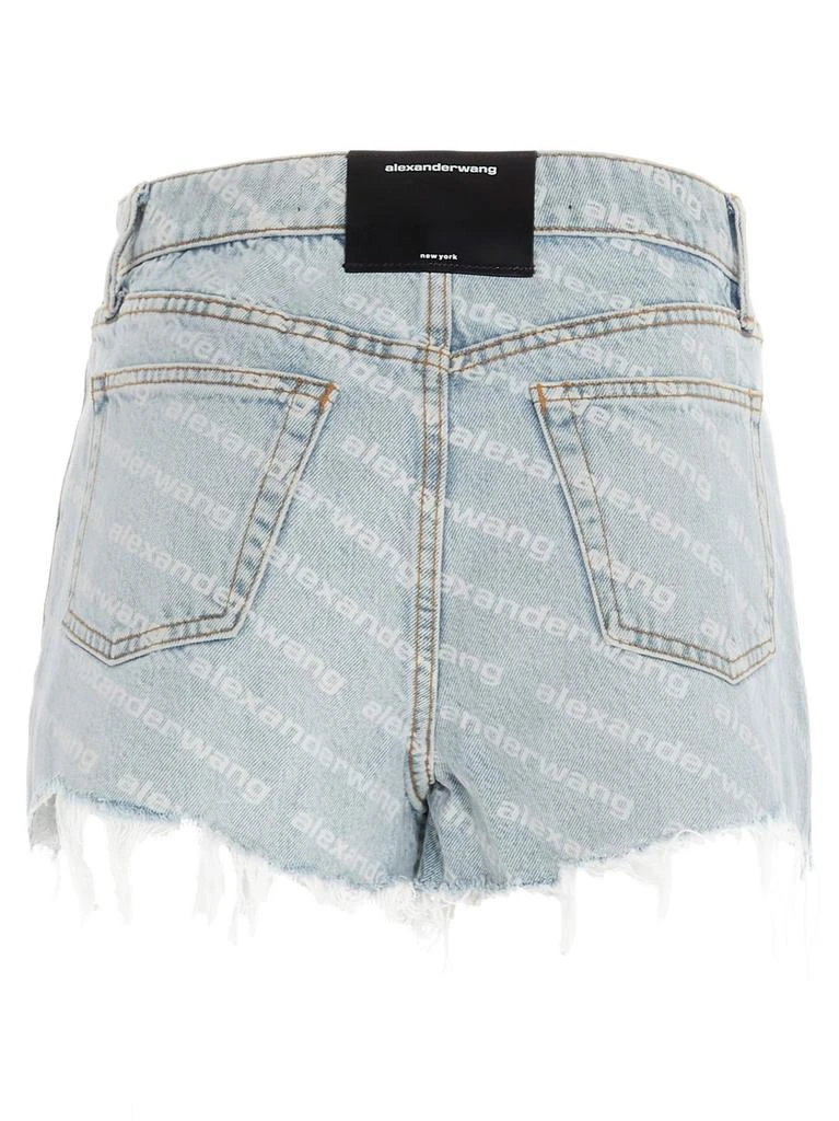 商品Alexander Wang|Alexander Wang Bite Logo Denim Shorts,价格¥1530,第2张图片详细描述