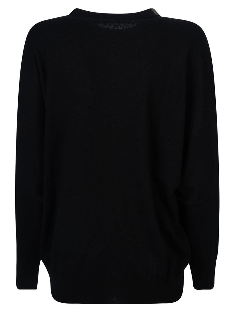 Brunello Cucinelli Plain Ribbed Sweater商品第2张图片规格展示