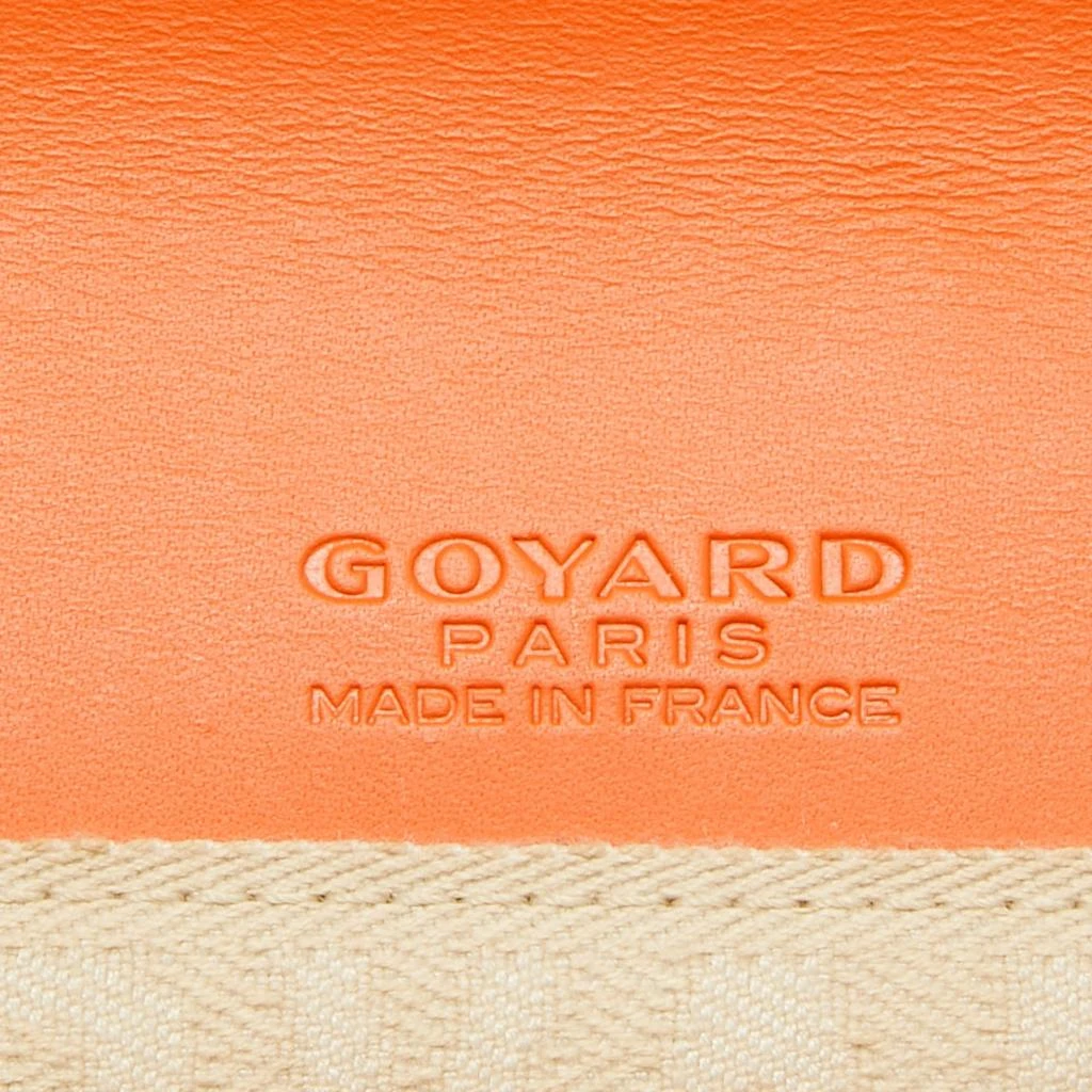 Orange ine Coated Canvas Monte Carlo Bois Clutch 商品