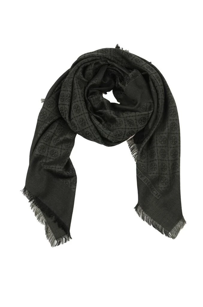 商品Tory Burch|Tory Burch Scarfs Black,价格¥2454,第1张图片