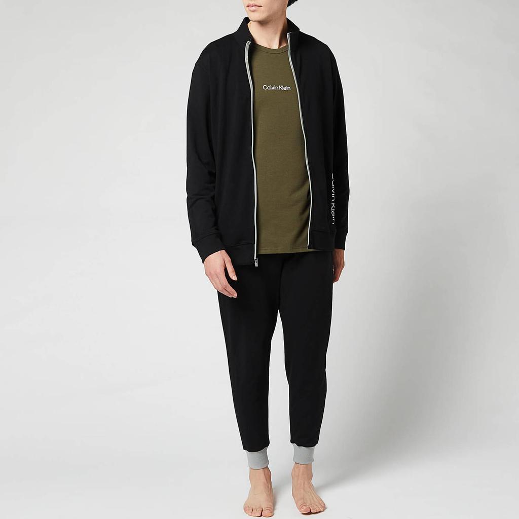 Calvin Klein Men's Full-Zip Sweatshirt - Black商品第3张图片规格展示