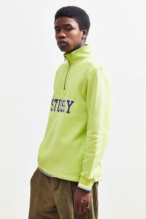 商品STUSSY|Stussy Half-Zip Contrast Sweatshirt,价格¥604,第3张图片详细描述