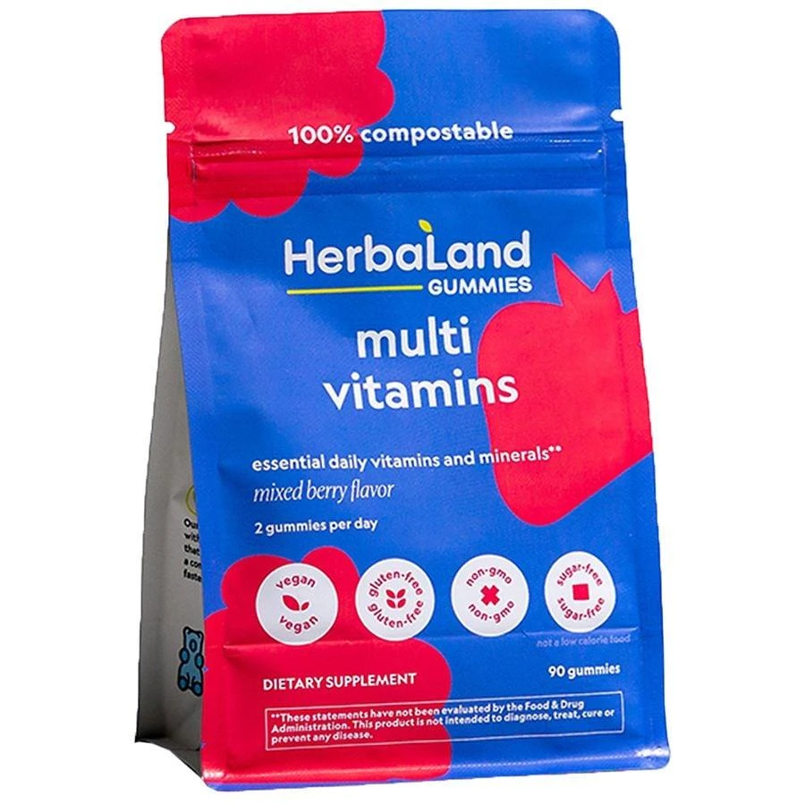 商品Herbaland|Multivitamin Gummies Mixed Berry,价格¥179,第1张图片