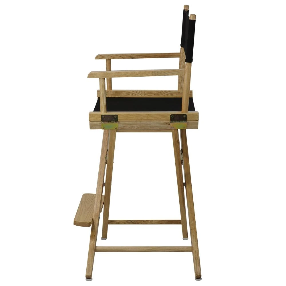 商品American Trails|Extra-Wide Premium 24"  Directors Chair Natural Frame W/Black Color Cover,价格¥1032,第2张图片详细描述