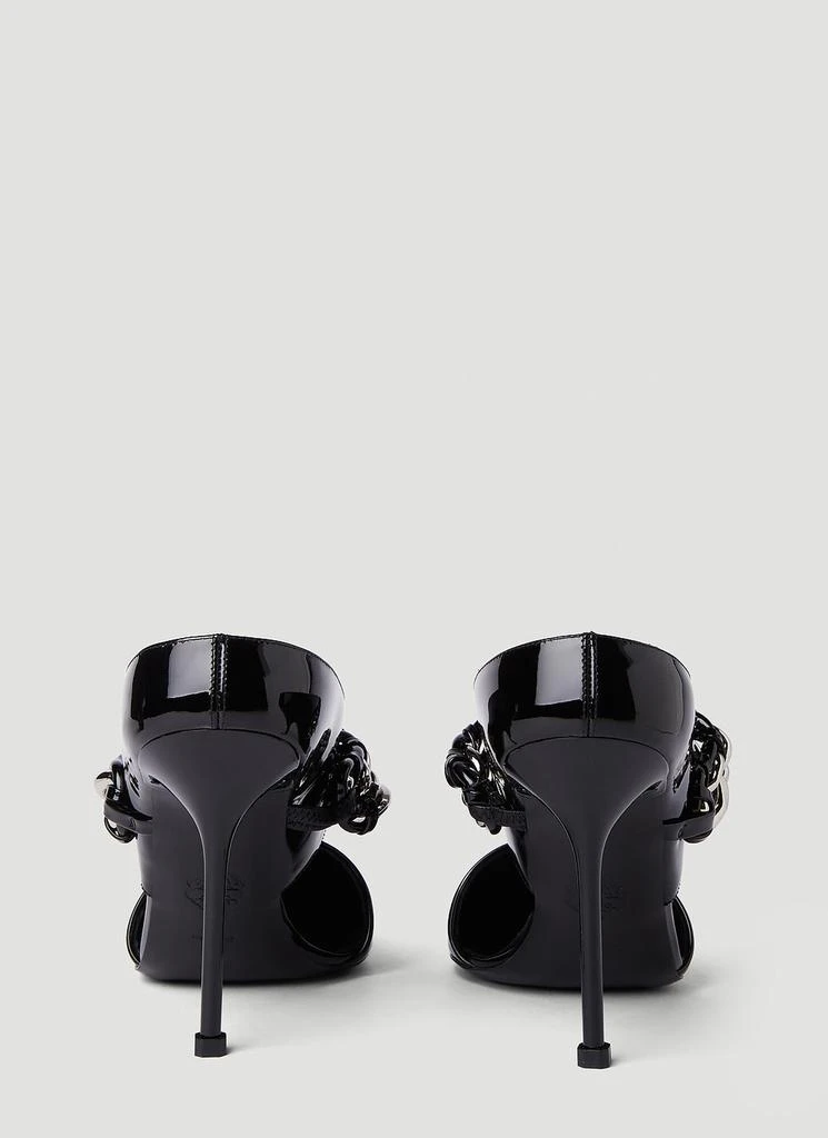 商品Alexander McQueen|Punk Chain High Heel Mules,价格¥4457,第4张图片详细描述