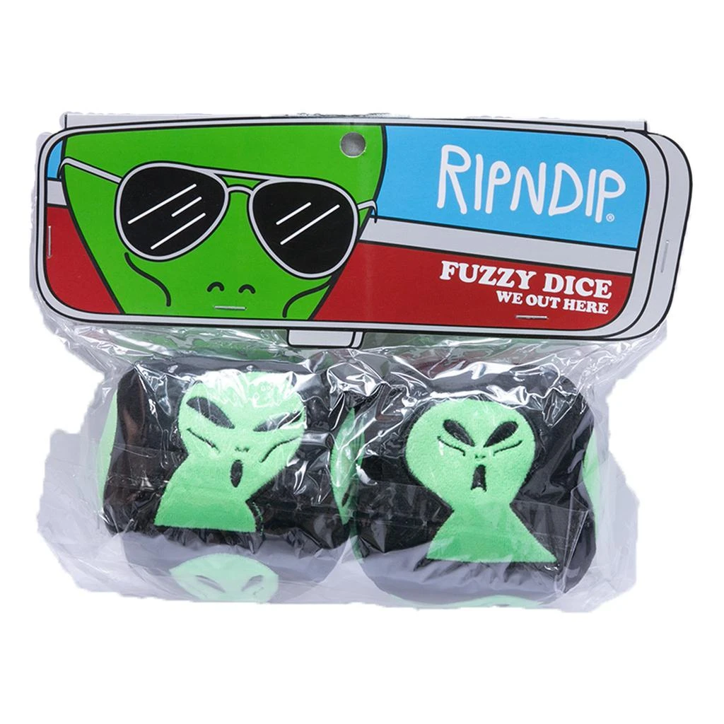 商品RIPNDIP|We Out Here Fuzzy Dice (Black),价格¥137,第4张图片详细描述