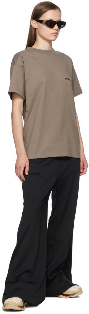 商品Balenciaga|Brown Cotton T-Shirt,价格¥3804,第6张图片详细描述