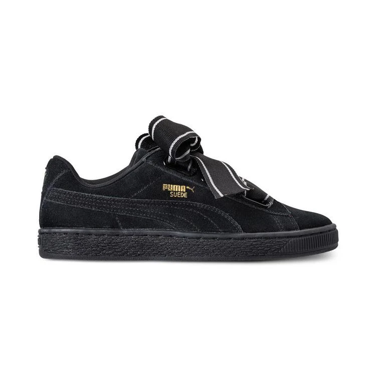 商品Puma|Heart 麂皮丝带运动鞋,价格¥250,第2张图片详细描述