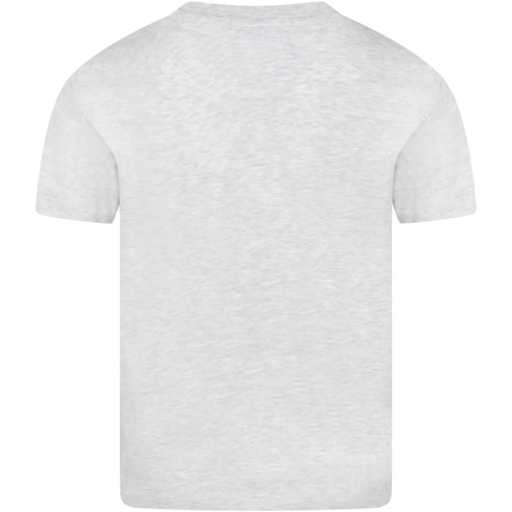 商品MSGM|Grey T-shirt For Kids With Logo,价格¥658,第2张图片详细描述