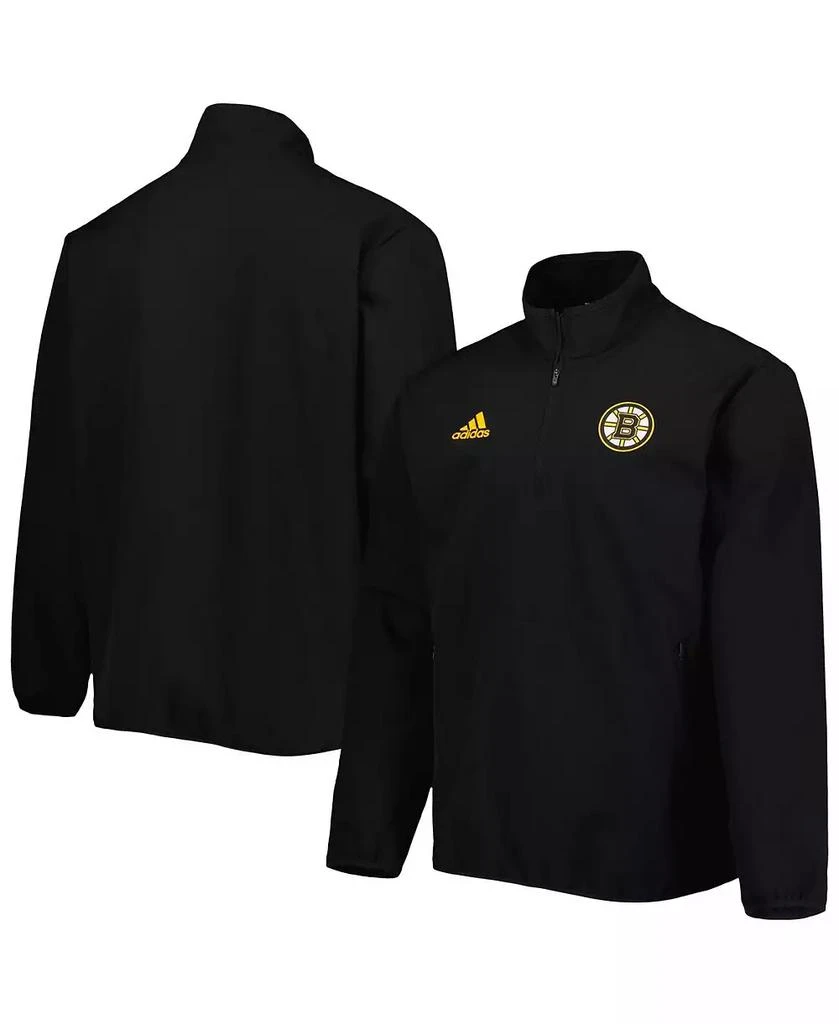 商品Adidas|Men's Black Boston Bruins COLD.RDY Quarter-Zip Jacket,价格¥561,第1张图片