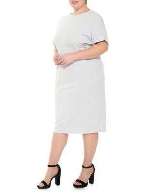 商品ALEXIA ADMOR|Plus Jacqueline Dolman-Sleeve Dress,价格¥674,第3张图片详细描述