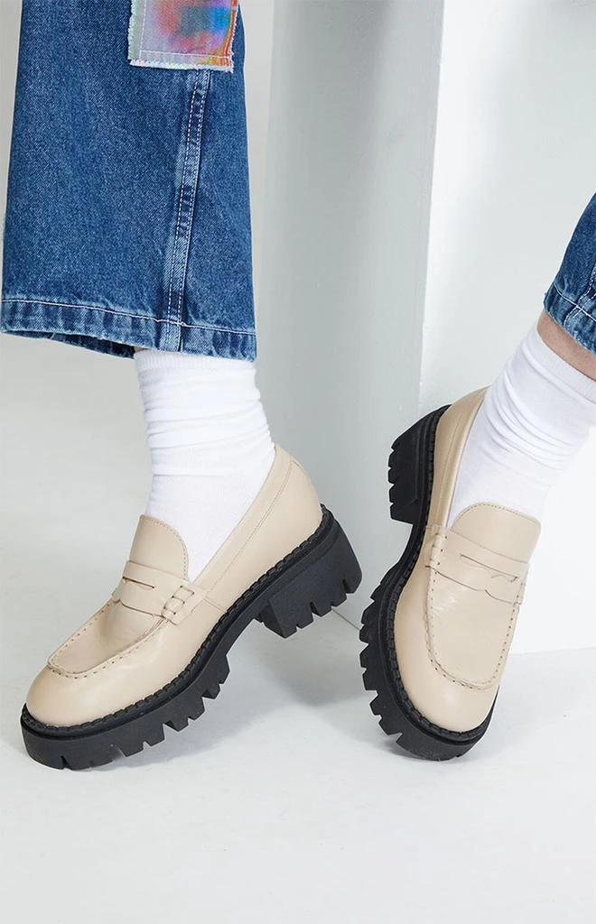 商品Free People|Women's Lyra Lug Sole Loafers,价格¥1096,第1张图片