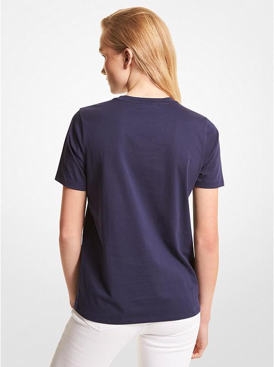 Logo Organic Cotton Jersey T-Shirt商品第2张图片规格展示