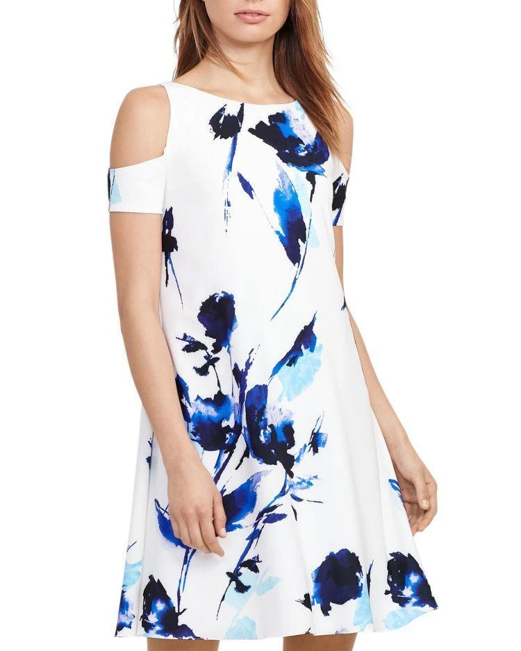 商品Ralph Lauren|Lauren Ralph Lauren Cold-Shoulder Dress,价格¥464,第3张图片详细描述