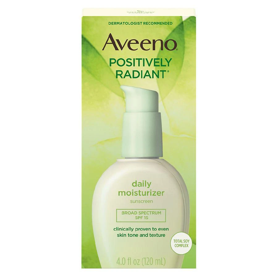 商品Aveeno|Positively Radiant Daily Face Moisturizer SPF 15 SPF 15,价格¥181,第1张图片