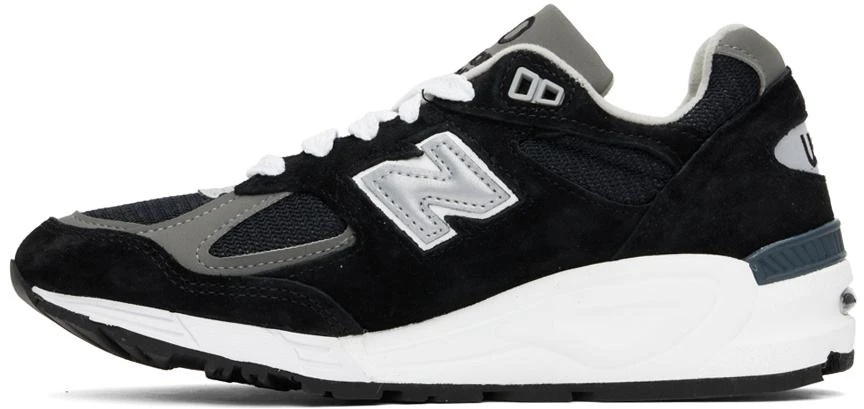 商品New Balance|Black Made in USA 990v2 Sneakers,价格¥1205,第3张图片详细描述