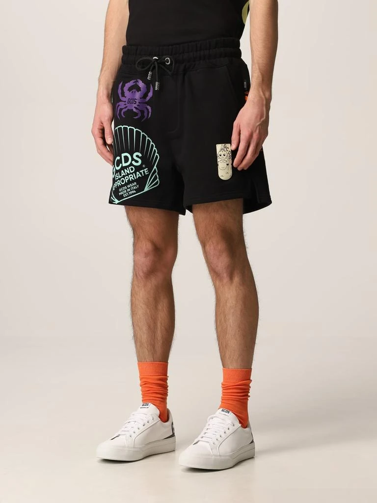 商品GCDS|GCDS cotton jogging shorts with prints,价格¥1045,第4张图片详细描述