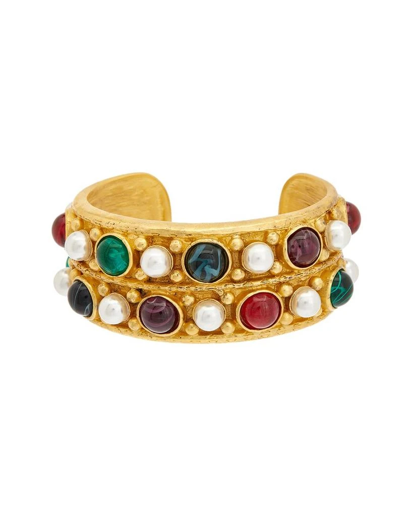 商品BEN-AMUN|Ben-Amun 24K Plated Cuff Bracelet,价格¥2025,第1张图片