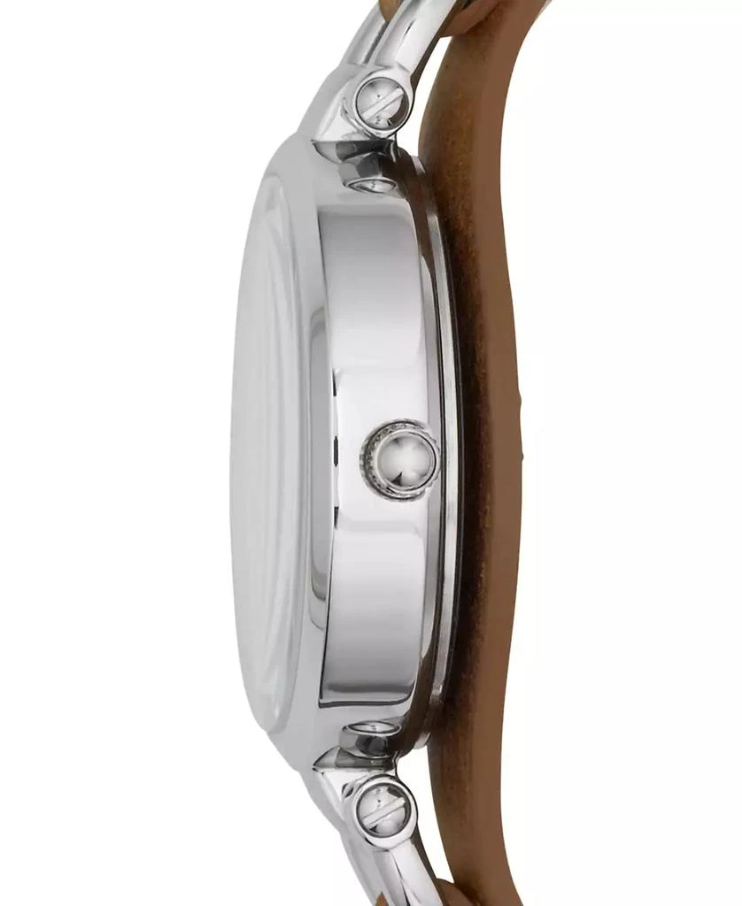 商品Fossil|Women's Georgia Brown Leather Strap Watch 32mm ES3060,价格¥524,第2张图片详细描述