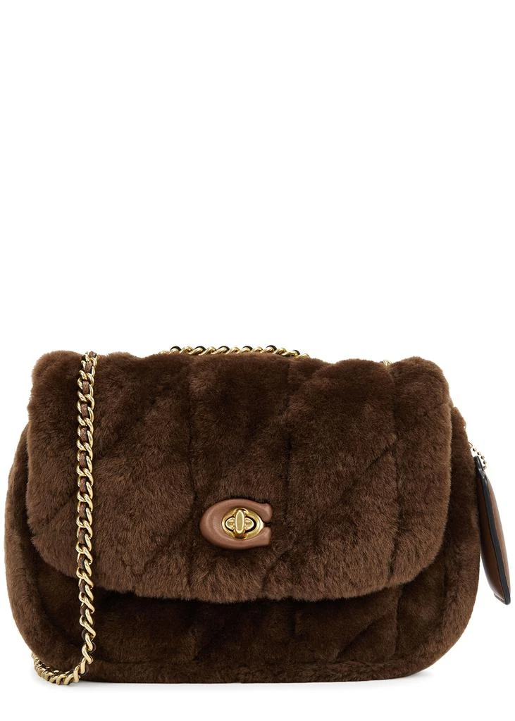 商品Coach|Pillow Madison shearling shoulder bag,价格¥3802,第1张图片