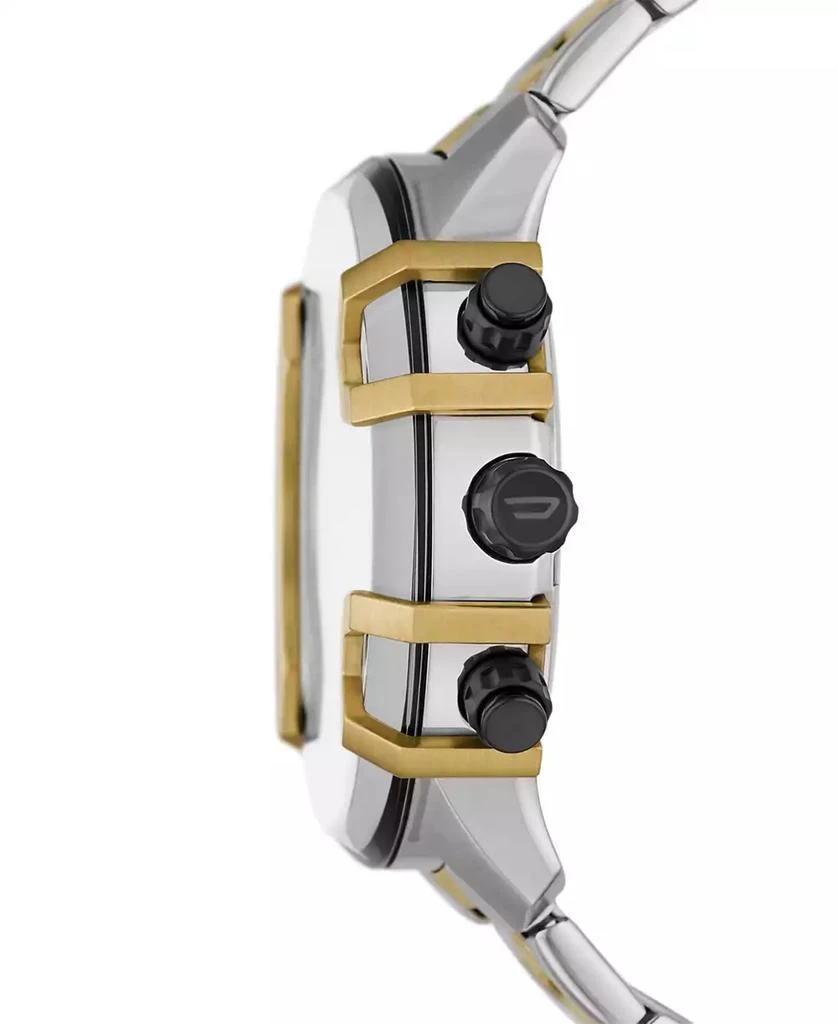 商品Diesel|Men's Griffed Chronograph Two-Tone Stainless Steel Bracelet Watch, 48mm,价格¥2010,第2张图片详细描述
